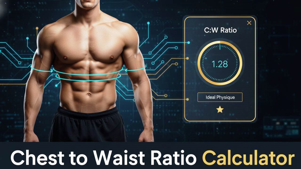 Chest to Waist Ratio Calculator