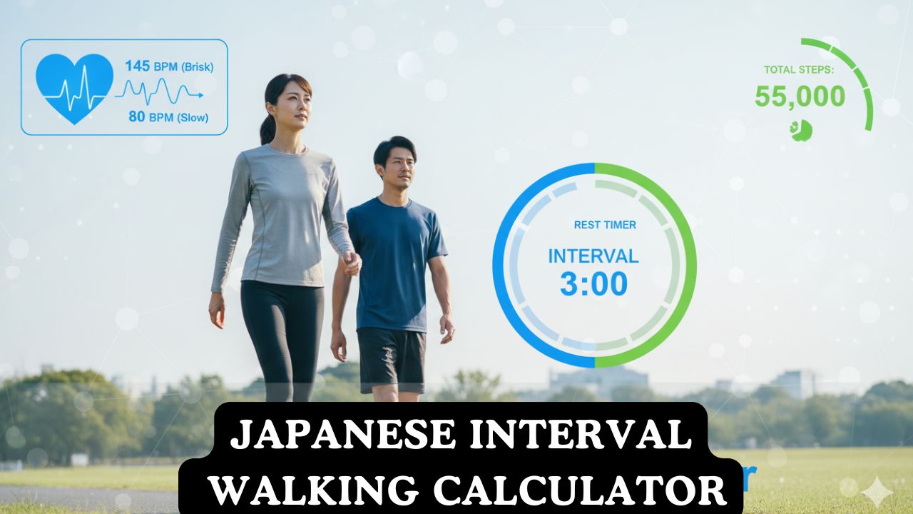 Japanese Interval Walking Calculator