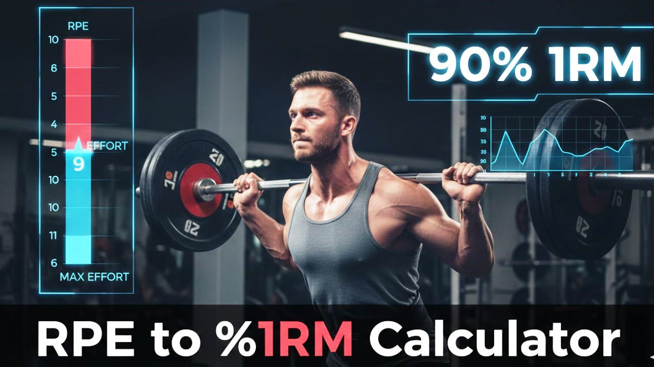 RPE to %1RM Calculator